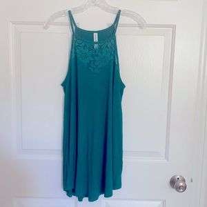 Zenana Premium Green Tank Sz M